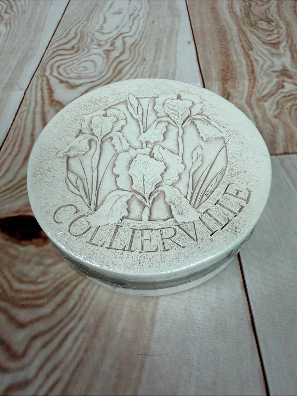 Collierville Decorative Round Coasters set of 4 Cream